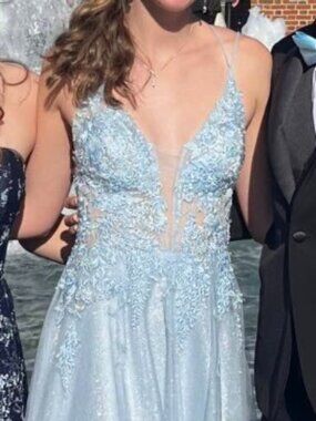 Christina Wu 4 Pale Blue prom dress